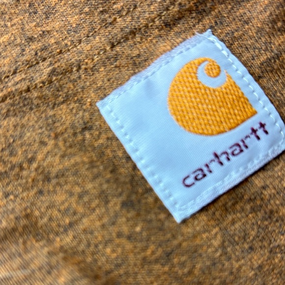 Men’s Carhartt Tan Crew Neck Pocket Tee size Large - Picture 3 of 4